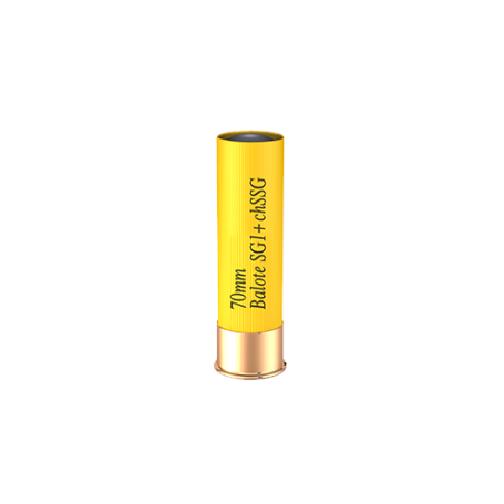 CARTUCHO CBC KNOCK PLUS CALIBRE 20 CÂMARA 70MM – SG1 + CHUMBO – SSG