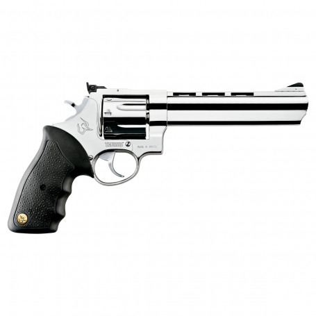 REVÓLVER TAURUS - MODELO RT608 - CAL .357MAG -INOX ALTO BRILHO -  6.5"